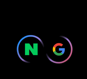 N사 G사 검색량 No.1